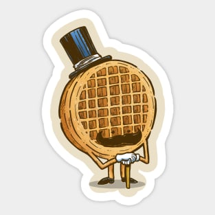 The Fancy Waffle Sticker